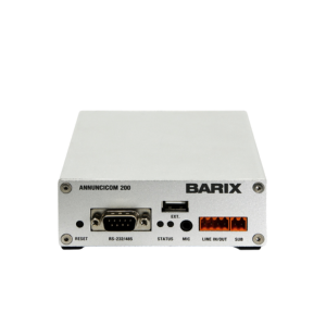 Barix Annuncicom 200 - Intercom IP com Amplificador de 8W e Interface Aiphone
