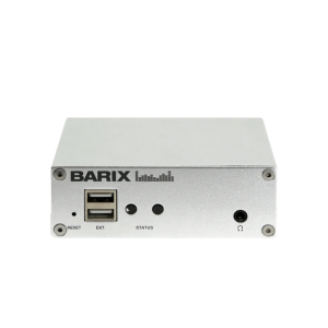 Barix Multicoder M400 - Encoder IP Multi-Formato com OPUS e Segurança