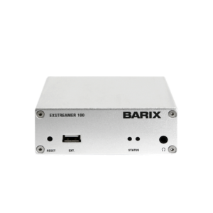 Barix Exstreamer 100/110/120 - Decodificador de Áudio IP Universal