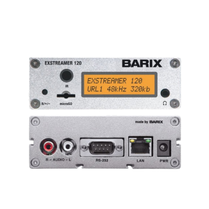 Barix Exstreamer 100/110/120 - Decodificador de Áudio IP Universal - Imagem 3