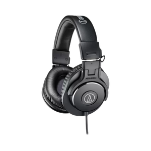 Fone de Ouvido Monitor de Estúdio Profissional Audio-Technica ATH-M30x para produção de áudio.