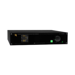 Console de Áudio Digital para Rádio Audioarts Lion em estúdio profissional.