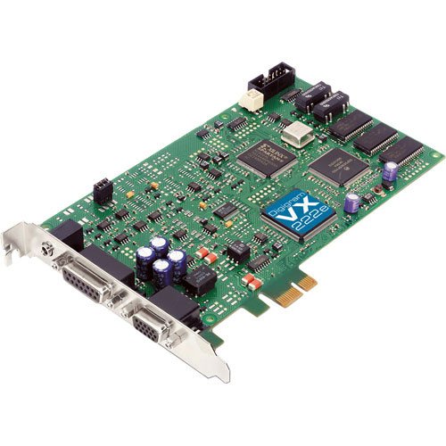 Placa de áudio digital PCIe Digigram VX222e