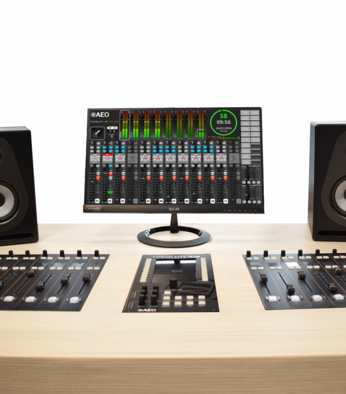 FORUM IP PLUS – Mesa Digital de Áudio para Broadcast AEQ