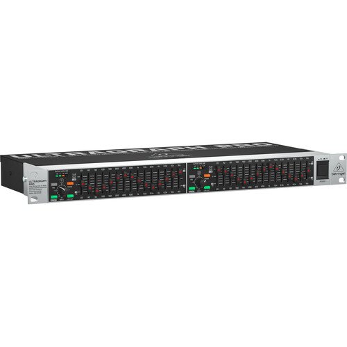 FBQ1502HD ULTRAGRAPH PRO Equalizador gráfico estéreo de 15 bandas com sistema de detecção de feedback FBQ Behringer