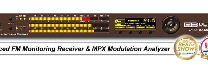 DB4005 – Monitor de Modulação FM e Receptor de Monitoramento Baseado em SDR DEVA