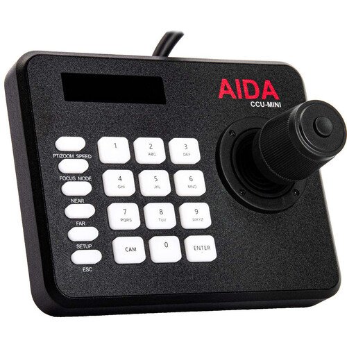 AIDA Imaging Compact VISCA Serial & IP PTZ Camera Controller CCU-MINI