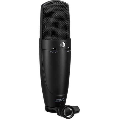 Microfone condensador cardioide de diafragma grande Shure KSM32/CG (cinza carvão)