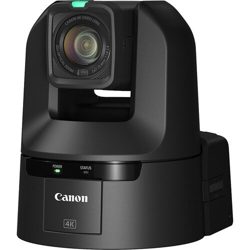 Câmera Canon CR-N400 4K 12G-SDI NDI PTZ com zoom óptico de 20x (preto acetinado)
