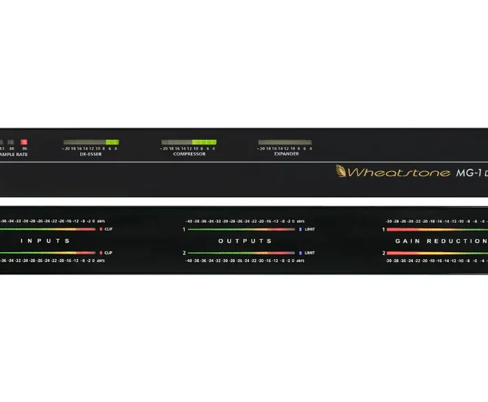 MG1/M2 Processador de voz/microfone de 1 e 2 canais WHEATSTONE
