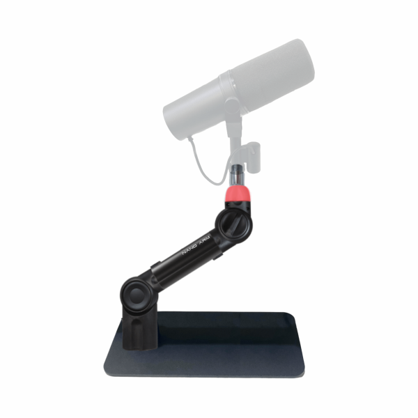 Pedestal de Mesa para microfone de 30 cm com led on off modelo MA30 Biquad