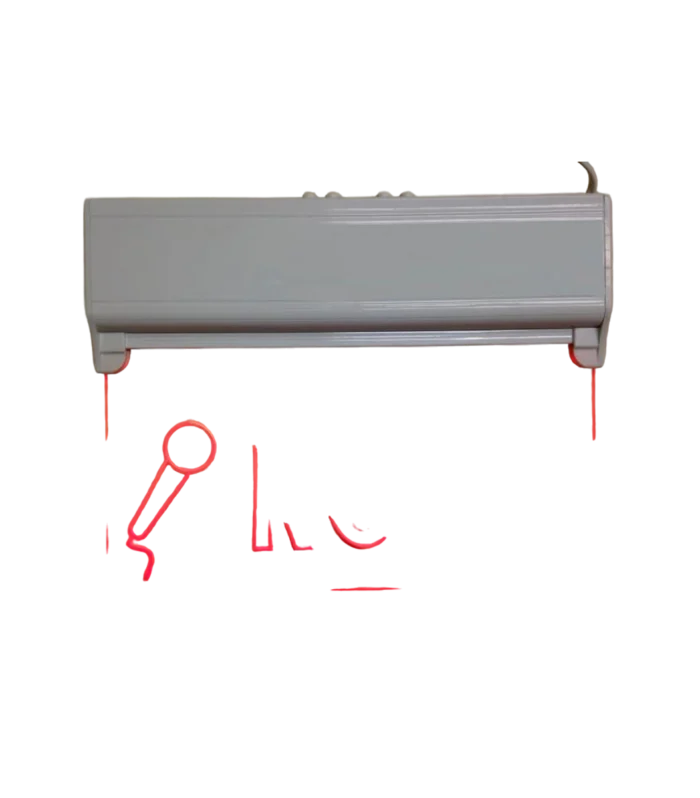 Aviso Luminoso NO AR para estúdio