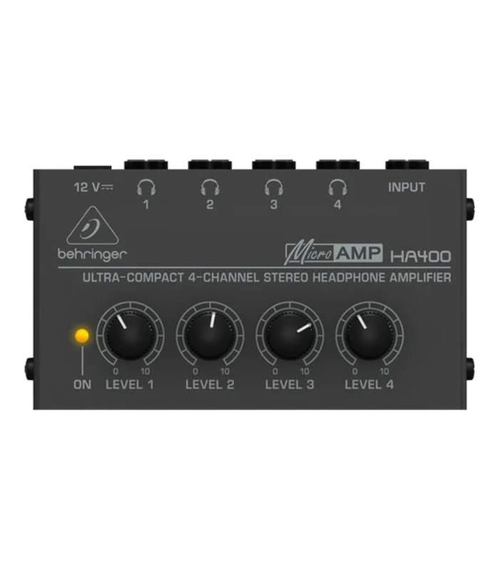 Amplificador de fone de ouvido Behringer HA400 4 canais