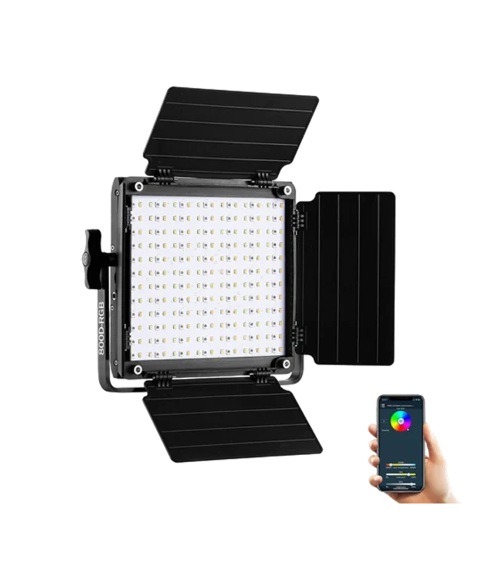 GVM 800D RGB-LED painel de luz LED profissional