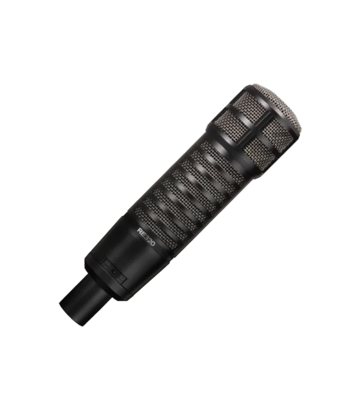 Microfone Dinâmico Electrovoice RE 320 em close