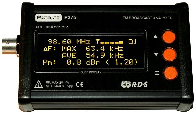 P275 FM Broadcast Analyzer PIRA