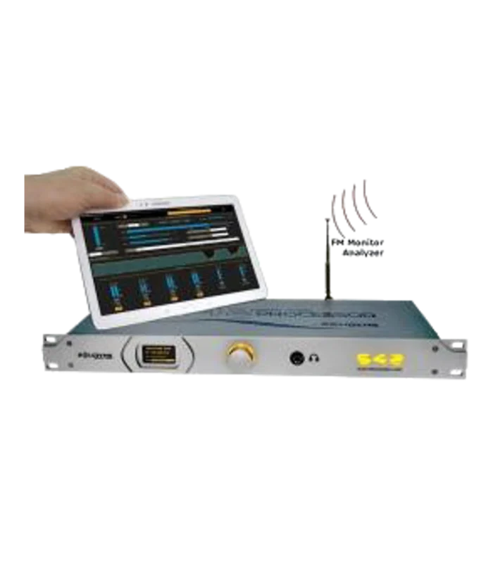 Solidyne 542APC processador de áudio digital com RDS e monitor de modulação FM